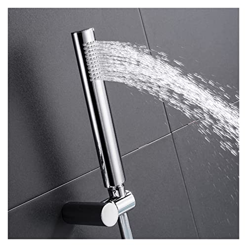 Pommeau de douche haute pression finition chromée design laiton