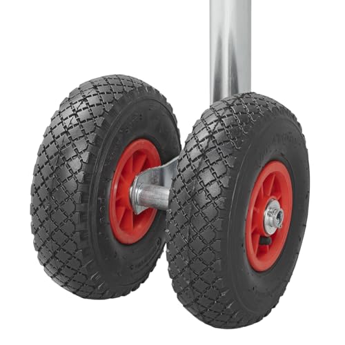 ProPlus Zwillingsrad Doppelstützrad Anhänger Bugrad Anhängerstützrad Deichsel Rad Reifen