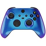 eXtremeRate Kameleon Fioletowy Niebieski Wymiana Handles Shell dla Xbox Series X Controller, Niestandardowe Panele Szyn Bocznych Przednia Obudowa Obudowa Płyta Czołowa dla Xbox Series S Controller — Controller Nie Jest Wliczony W Cenę