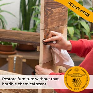 Rhoose Point Remedies Beeswax Furniture Polish & Conditioner For Wood Enhances The Natural Beauty Of Oak Pine Beech & More Seals & Protects For A Perfect Finish Bees Wax Polish (Natural, 3.4 Fl Oz) #TOP7