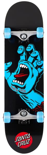 SANTA CRUZ Skateboard, 20,3 x 79,4 cm, Screaming Hand Full Nero 8.0