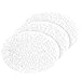 White Cellulose Scrub Sponge Non-Scratch Kitchen Dish Sponges Reusable Scouring Pad for Kitchen Bathroom Household 3 Packs
