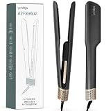 AirFleek AI – Air Straight | 2-in-1 Wet to Dry Hair Straightener & Blow Dryer with AI Heat Control, 110,000 RPM High-Speed Airflow, Ionic Frizz Reduction, Lightweight & No Heat Damage