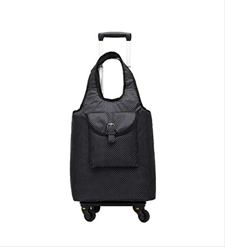 NOLOGO Mala de bagagem da cabine de viagem da cabine Oxford mala de mão com roda do carro de compras do supermercado Rolling Trolley