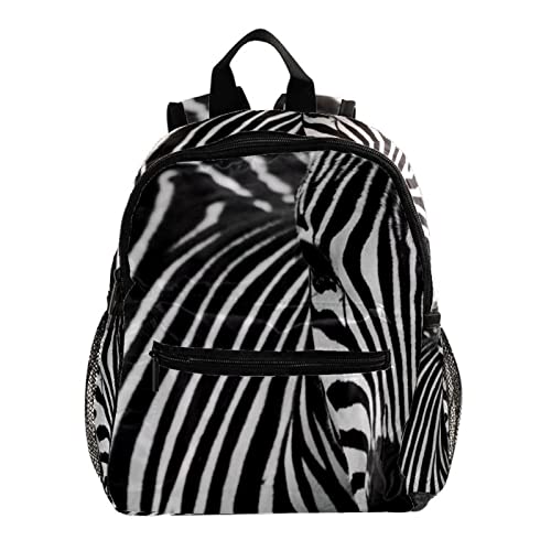 Mochila infantil cebra para colegio libros y viajes de niños