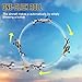 ANTSIR P51 RC Plane for Adults Kids, 4 Channel Remote Control Airplane with Aileron/Rudder/Elevator/Gyro, Aerobatic Mustang Fighter Glider with 3 Modes Stabilization System Easy Learning to Fly