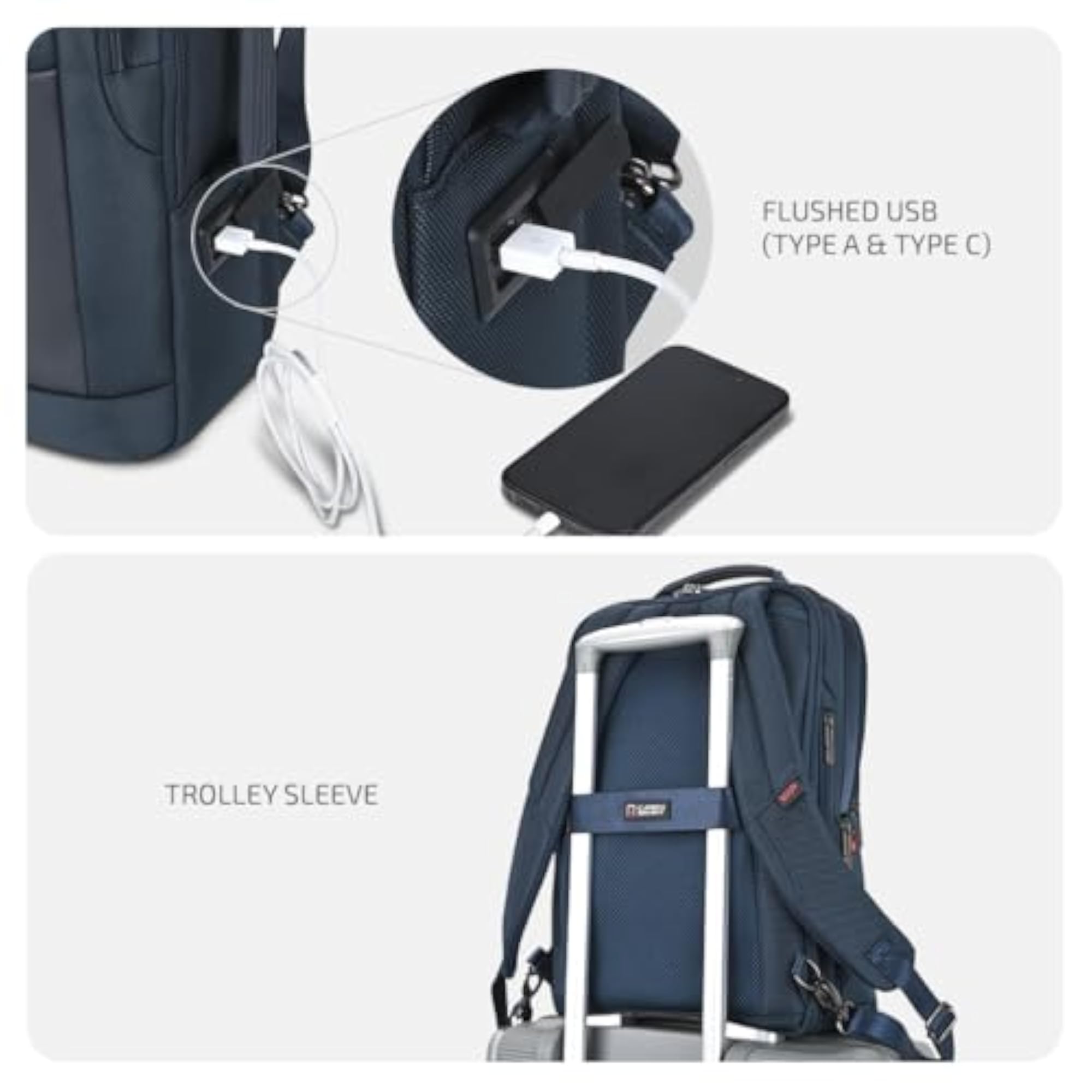Legacy 17 Inch Convertible Laptop Backpack 30L + 5L Expandable