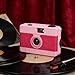 YUEHISY 35mm Film Camera, Lightweight Reusable Camera with Built in Flash, Retro Design Ideal for Travel Photography and Special Occasions (Pink)