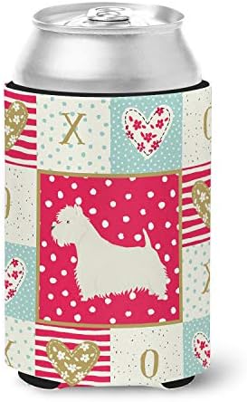 Caroline's Treasures Westie Love Can or Bottle Hugger Cooler