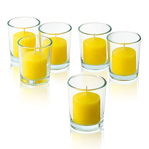 Set Of 72 Votive Citronella Candles - Summer Scented Candles - For Indoor/Outdoor Use - 10 Hour Burn Time - Made In Usa #TOP6