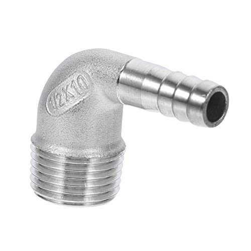 EPIGEIST Conector de Manguera Ángulo Recto Inoxidable Resistente y Duradero para Conexiones de Agua Fácil Instalación sin Fugas Compatible con Mangueras