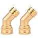 Sanpaint 45 Degree Garden Hose Elbow, Eliminates Stress and Strain On RV Water Intake Hose Fittings, 3/4