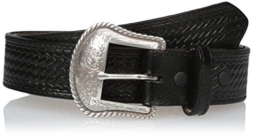 Nocona Belt Co. Men s Black Basket No Billet, 38