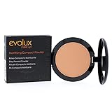 Polvera con borla incluida NOCHE Y DIA EVOLUX BY NIGHT & DAY Maquillaje Polvo Compacto Matificante Color N.49, Evolux Mattifying Compact Powder 12 gr
