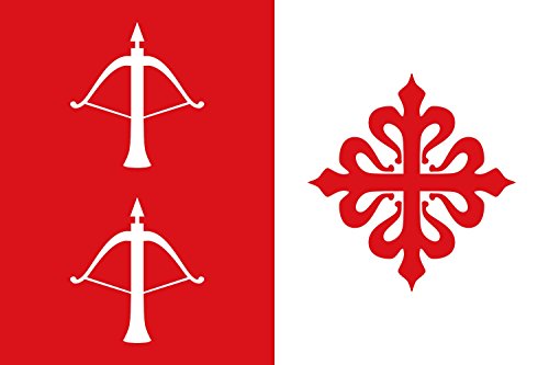 Drapeau Ballesteros de Calatrava résistant aux UV pour mât extérieur - 2
