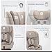 Lorelli Mitwachsender Kindersitz i-Size 40-150cm, Baby Autositz Voyager, Gruppe 0+/1/2/3, Autokindersitz ab Geburt bis 12 Jahre, 0-36 kg, Auto Babysitz ab Geburt, 5-Punkt-Gurt, Beige