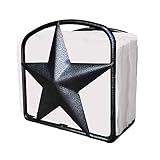 Black Rustic Texas Star Napkin Holder - Country Farmhouse Iron Metal Primitive Kitchen Countertop Napkin Holders, Western Style Stand for Napkins, Perfect Table Counter Decor for Home (Napkin Holder)