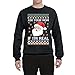 Wild Bobby Ask Your Mom If I'm Real Funny Santa Xmas Ugly Christmas Sweater Unisex Crewneck Graphic Sweatshirt, Black, 4X-Large