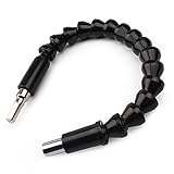 Producto de alta calidad iTimo Destornillador de 295 mm, eje universal, eje flexible, hexagonal, extensión de taladro eléctrico, destornillador, soporte de broca de conexión de varilla de enlace