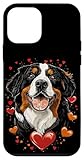 Coque pour iPhone 12 mini Bouvier bernois de la Saint-Valentin