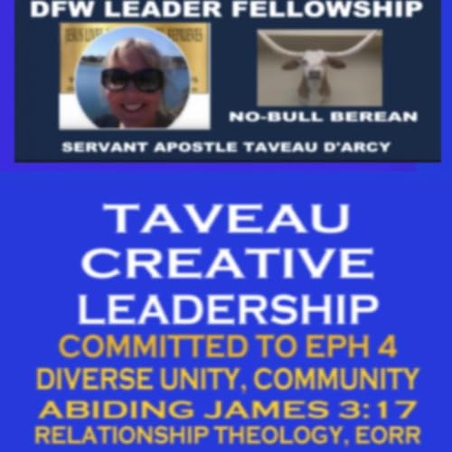 『TAVEAU D'ARCY : NO BULL (BEREAN) CHRIST FOLLOWING + CHIEF APOSTOLIC MENTORING』のカバーアート