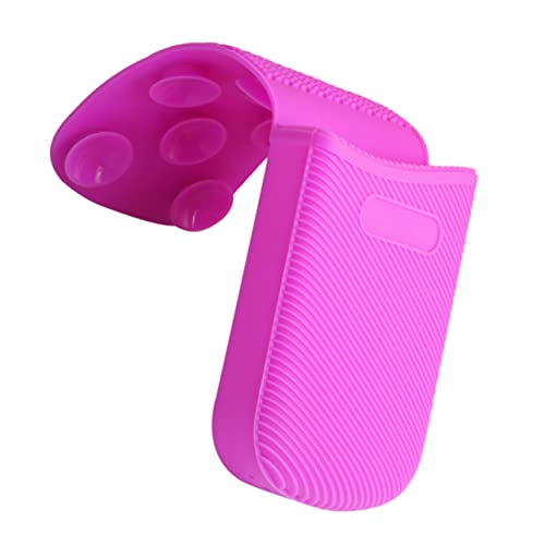 HAPINARY Foldable Brush Clean Pad Makeup Brush Holder Scrubber Travel-friendly Cleaning