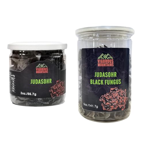 VIGOROUS MOUNTAINS Dried Woodear Mushrooms for Cooking 2oz and 5oz