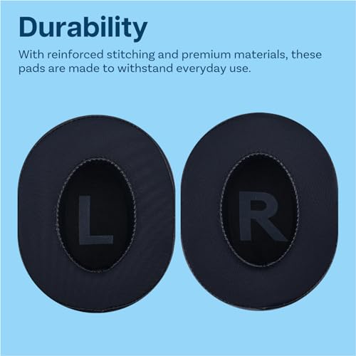 Almohadillas de repuesto para auriculares Logitech G Pro, G Pro X, G Pro X 2, G Pro X SE por MMOBIEL - Almohadillas con gel refrigerante para aislamiento de ruido - Negro miniatura 5