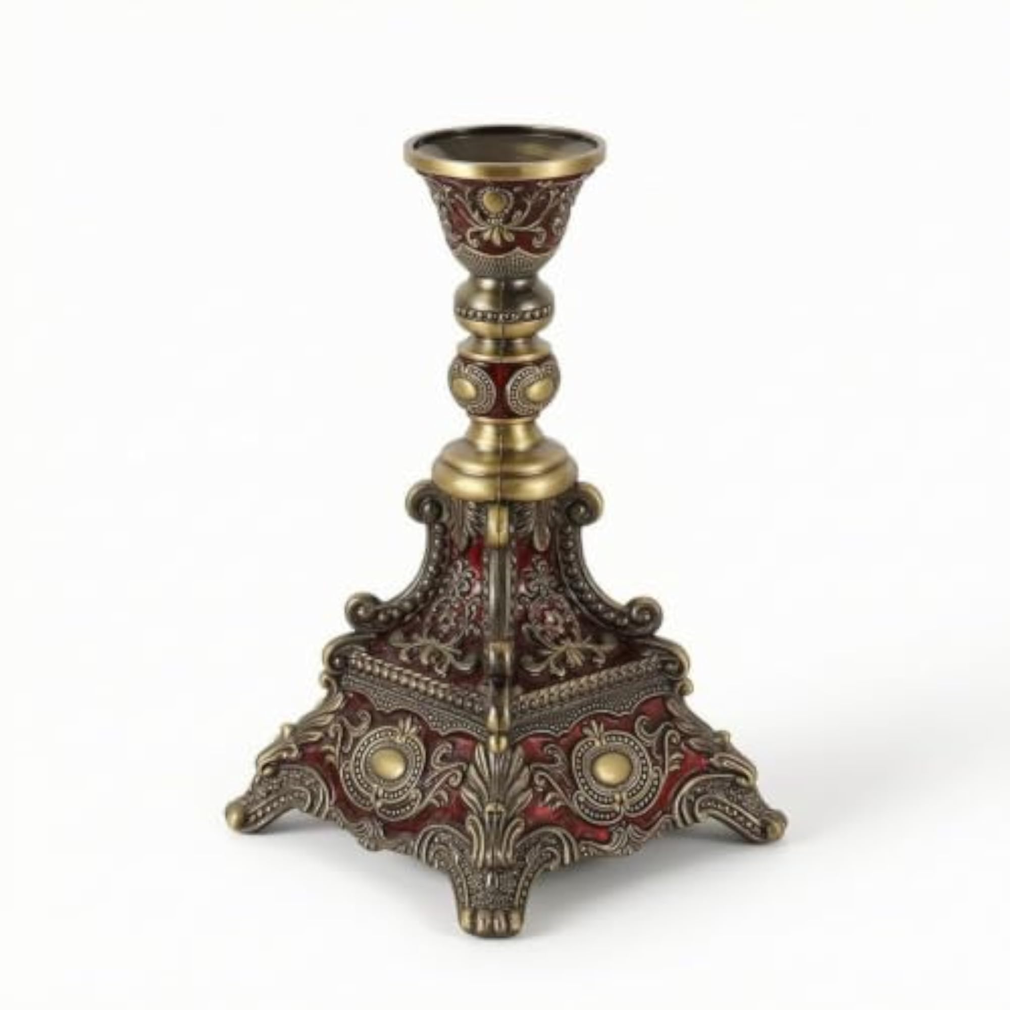 Ornate 5 Arm Candelabra, Vintage Candle Holder Gift