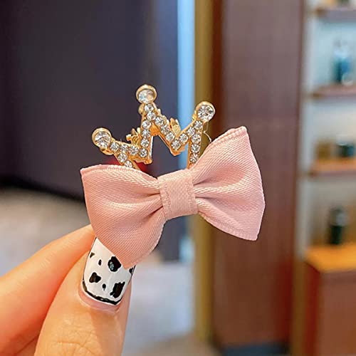 12Pcs Small Hair Claw Clips Cute Bow Princess Headdress Cartoon Hair Claw Hair Clamps Clips Hair Accessories Mini Crown Claw Clips For Thin/Medium Thick Hair Women Girls Gift #TOP5