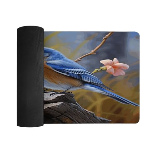 Pad para escritorio Eastern Bluebird con base de goma grande miniatura 3