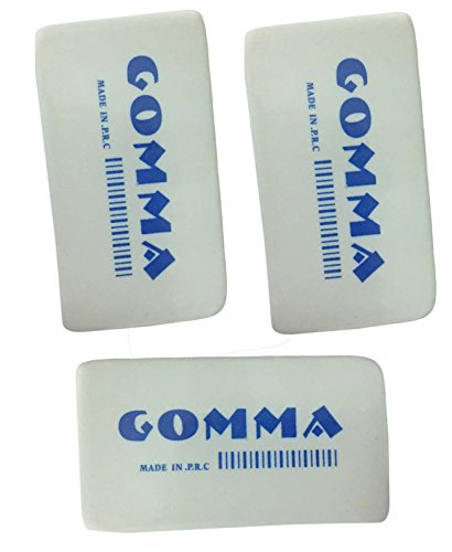 Takestop® SET 3 GOMMA GOMME 7X4X2CM PER CANCELLARE...