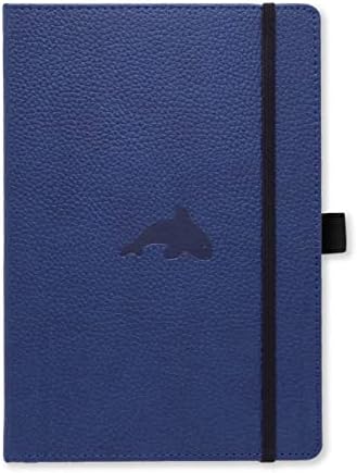 Dingbats - Wildlife Dotted Medium Notebook, Green Deer, A5 - Hardcover - Cream 100gsm Ink-Proof Paper - Includes Pocket, Elastic Closure & Bookmark