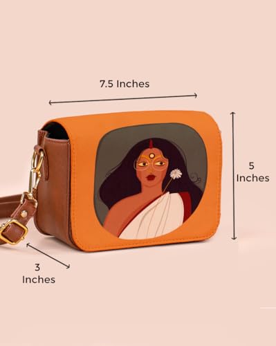 Image of Kalankit Rakhi Gift Hamper For Sister | Rakhi Gift For Girls, Sling Bag For Women, Travel Crossbody Bags, Stylish Cross Sling Bags for Woman | Rakhi Gifts For Sister, Gifts for Rakshabandhan