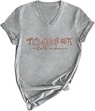 Photo Gallery fall vibes pumpkin season shirt autunno vneck t-shirt divertente graphic tee, grigio, xl Photo Gallery fall vibes pumpkin season shirt autunno vneck t-shirt divertente graphic tee, grigio, xl