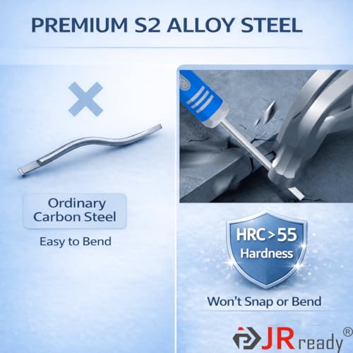 Image of JRready ST5393 14-Pack Deutsch Pin Removal Tool DRK-RT1B (Heat-Treated S2 Steel) for DT, DTM, DTP Connectors - Bulk Pin Extraction Tool Set for Automotive, Heavy Duty Truck & Fleet Maintenance