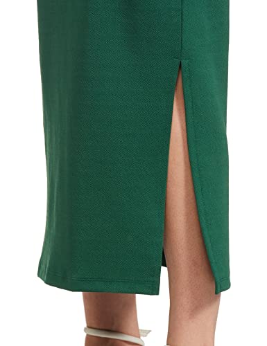 Image of Amazon Brand - Symbol Women's Crepe Bodycon One Piece Maxi Length Dress (with Color Block)