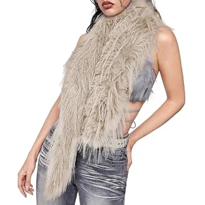 Générique Châle léger, écharpe d ' hiver pour hommes et femmes, Design en fourrure chaude, facile à plier, essentiel de voyage pour femmes