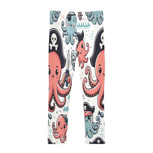 Bolaz Toddler Girls Leggings Printed Yoga Pants Leggings Octopus Priate for Kids2
