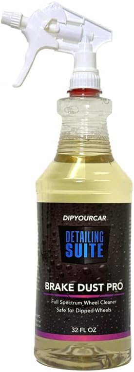DipYourCar Brake Dust Pro 32oz - Touchless Wheel Cleaner, Safe On All Wheels! Quickly Removes Brake Dust and Grime - Spray On and Rinse Off!