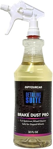 DipYourCar Pro, polvo de freno, 32 onzas – limpiador de ruedas sin contacto, seguro para todos tipos de ruedas! Elimina rápidamente el polvo de