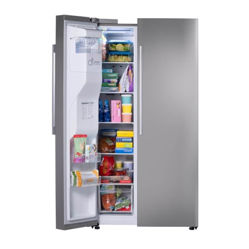 LG 27 cu. ft. Side-by-Side Standard Depth Slim in Door Ice and Water Dispenser in PrintProof Stainless Steel Wi-Fi Enabled LS27T3230S on Fridge.com