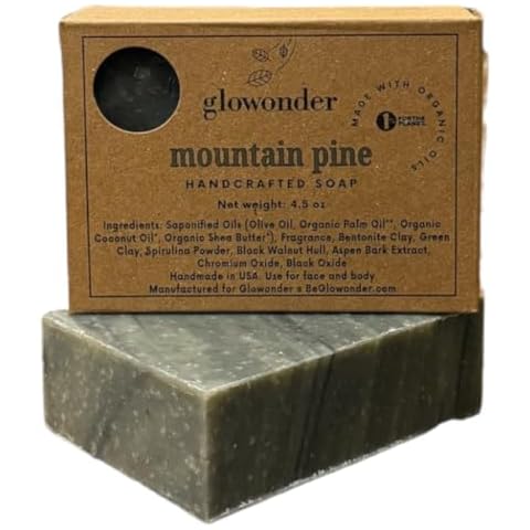 Glowonder Mountain Pine Organic Bar Soap Cover