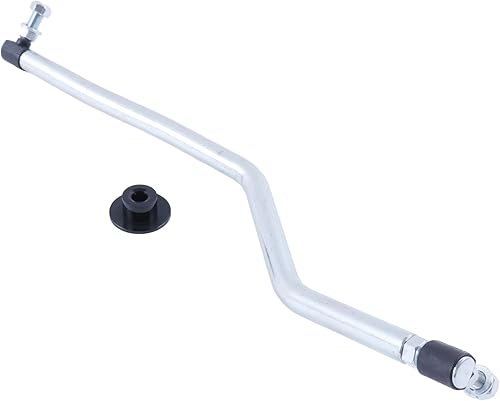 ZTUOAUMA LH - Enlace de arrastre de dirección izquierda 194740 532194740 con tapa de goma compatible con cortacésped Husqvarna Craftsman Murray