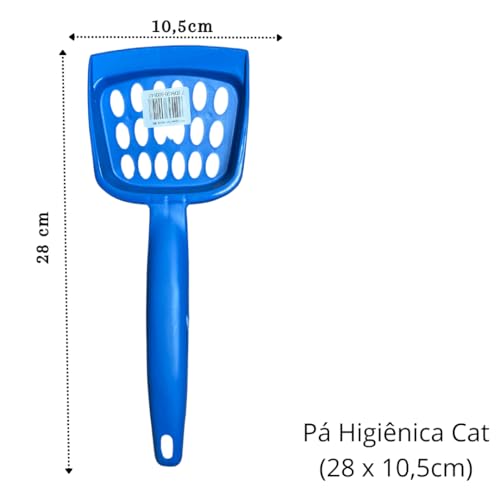 Caixa de Areia Para Gatos Bandeja Para Gato Silica Granulado Tamanho (43x33x10cm) Com Pá Higiênica -
