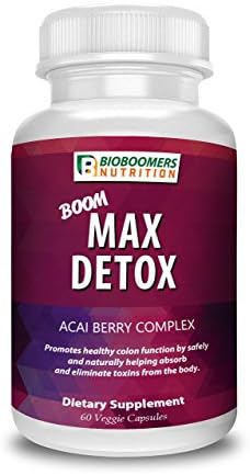 Boom Max Detox with Acai Berry Complex - Colon Cleansing Supplement