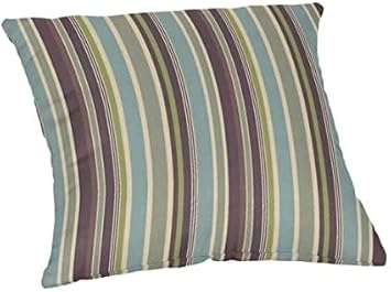 Sunbrella Outdoor Pillows for Patio Furniture - 16" W x 16" L x 6" T, Throw Pillow with Comfort, Style & Durability Designed for Outdoor Living - Made in The USA