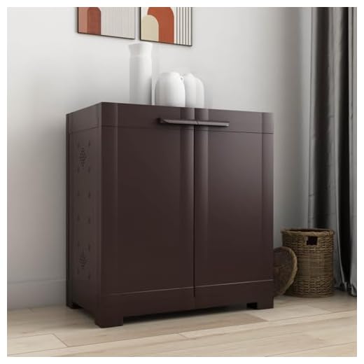 Nilkamal Freedom Mini 09 (FMSC09) Shoe Rack Plastic Cabinet 3-Year Warranty with Dustproof Door – Shoe Rack for Home, Chappal Stand for Home Indoor & Outdoor, Shoes Rack Plastic with Door.