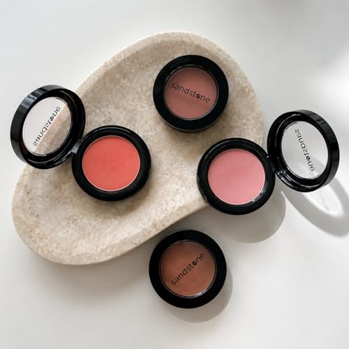 Image of Sandstone Scandinavia Hypoallergenic Pressed Powder Blush (Private Jet) | Lightweight, Long-Lasting, Vegan