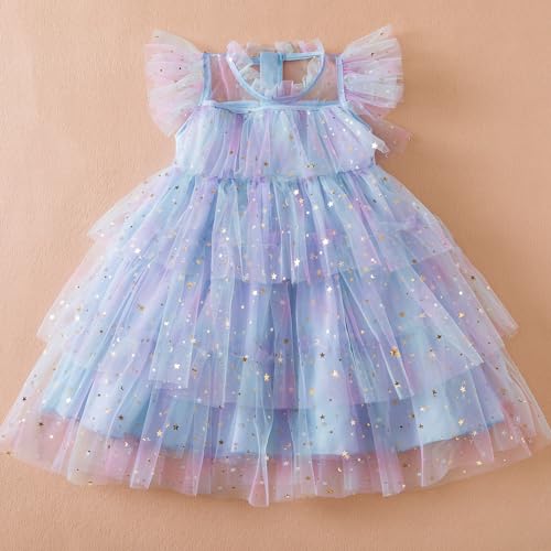 TTYAOVO Girl Dress Summer Princess Baby Tulle Dresses3